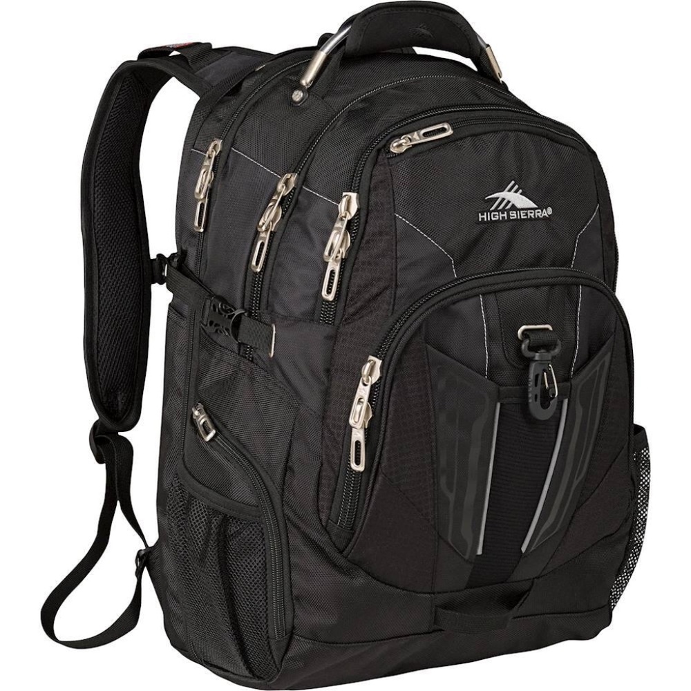 High Sierra 17" Laptop Backpack – TSA-Friendly, Black, Like New